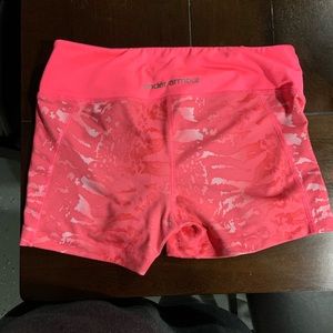 Under Armour Pink Tiger stripe shorts